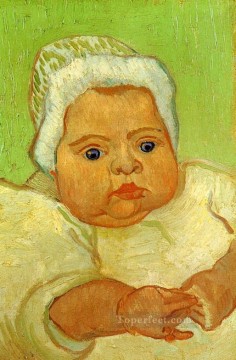 Vincent Van Gogh Painting - El bebé Marcelle Roulin Vincent van Gogh